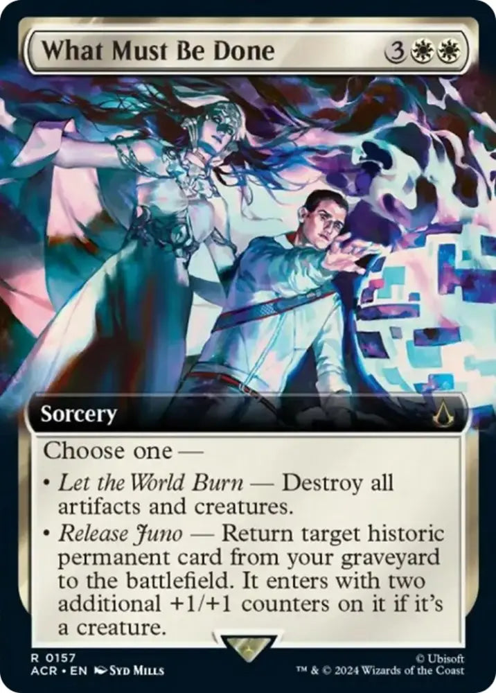 What Must Be Done (Extended Art) [Assassin’s Creed] - MTG Single