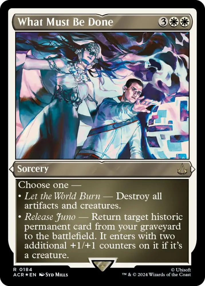 What Must Be Done (Foil Etched) [Assassin’s Creed] - MTG Single