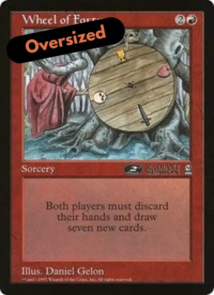 Wheel of Fortune (Oversized) [Oversize Cards] - MTG Single