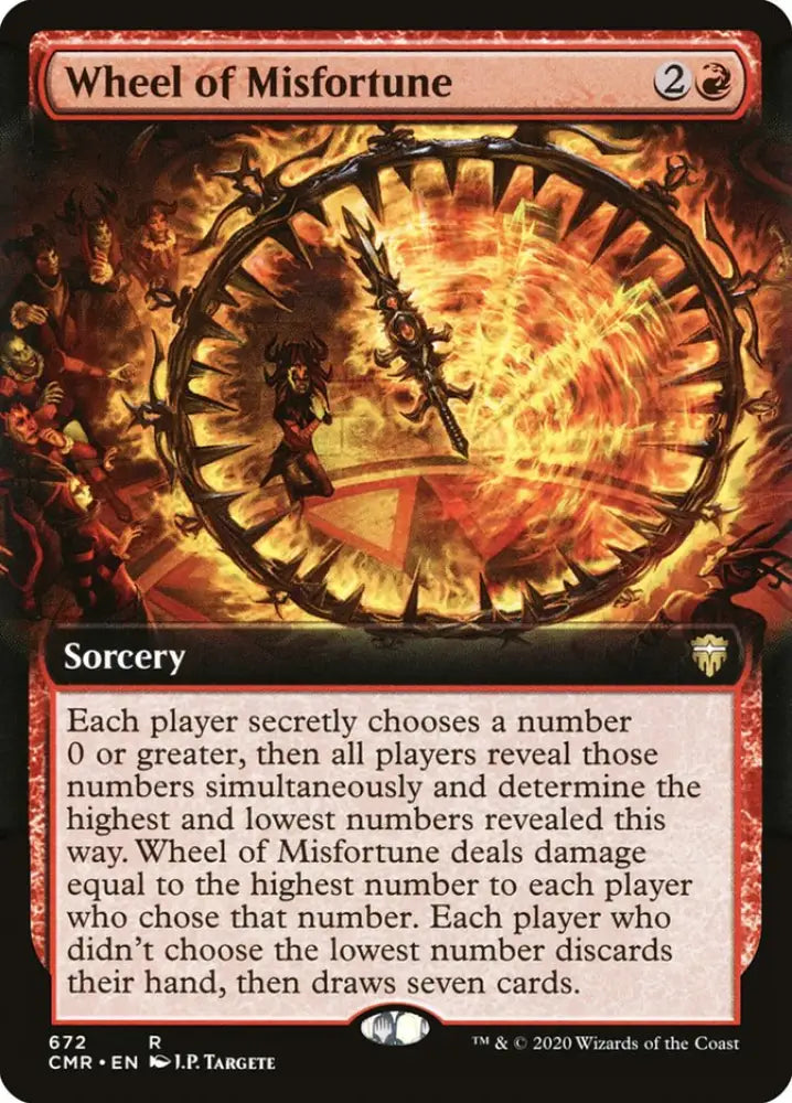 Wheel of Misfortune (Extended Art) [Commander Legends] - MTG Single