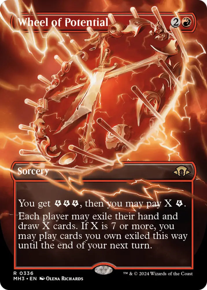 Wheel of Potential (Borderless) [Modern Horizons 3] - MTG Single