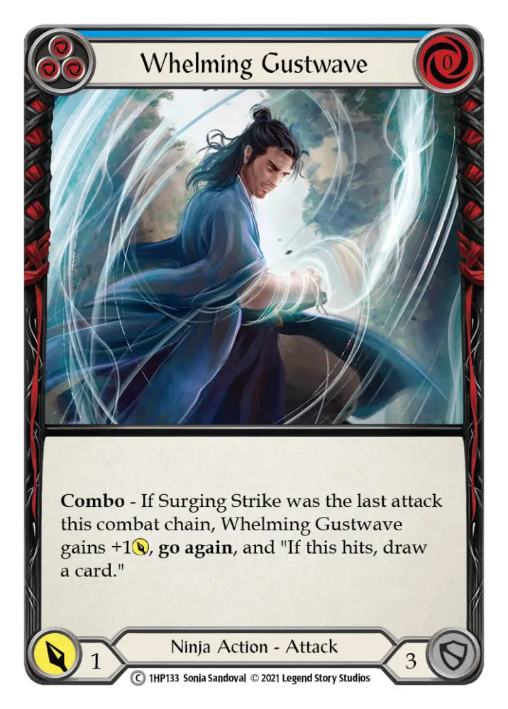 Whelming Gustwave (Blue) [1HP133] (History Pack 1) - Flesh And Blood Single