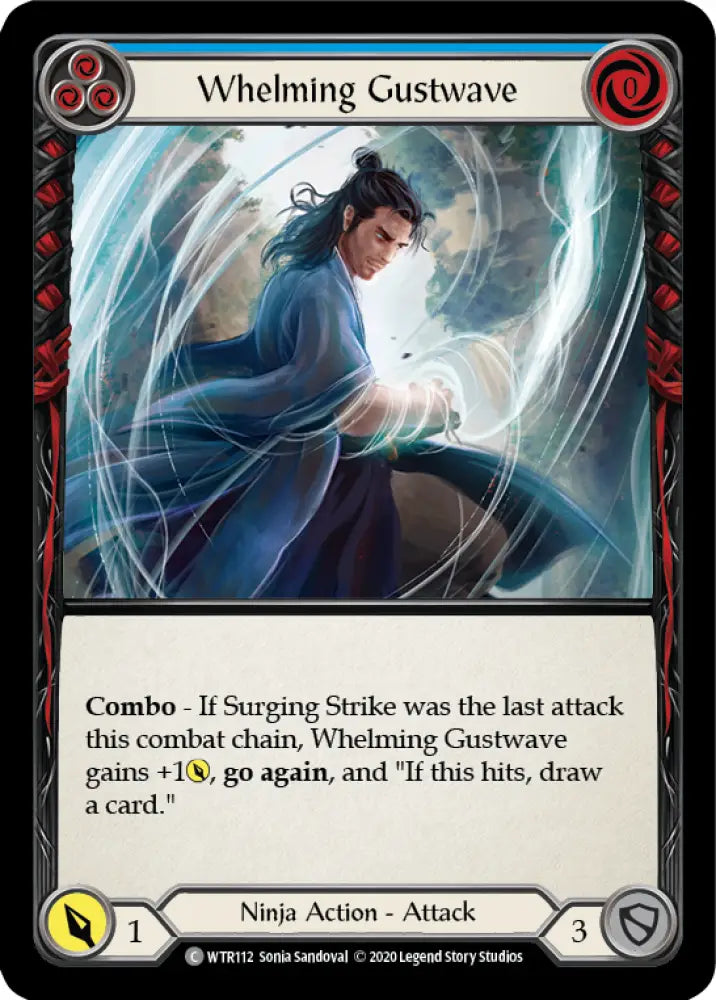 Whelming Gustwave (Blue) [Welcome to Rathe Unlimited] Unlimited Normal - Flesh And Blood Single