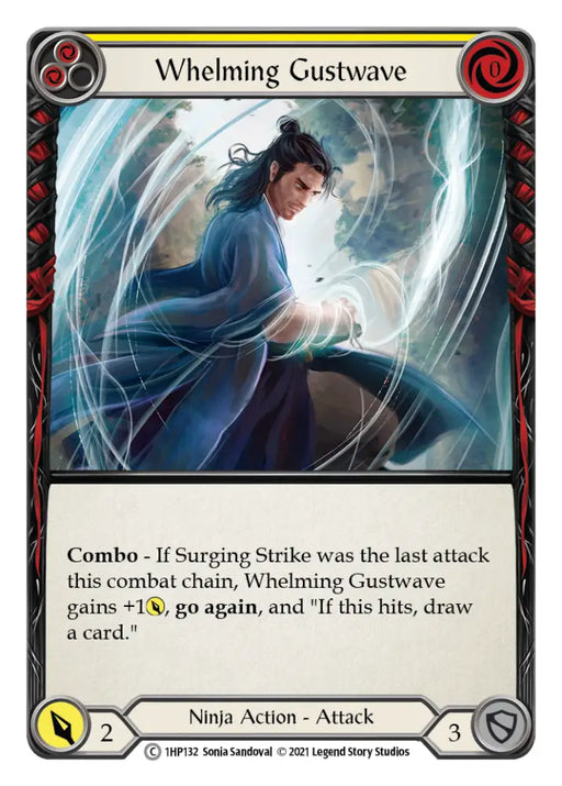 Whelming Gustwave (Yellow) [1HP132] (History Pack 1) - Flesh And Blood Single