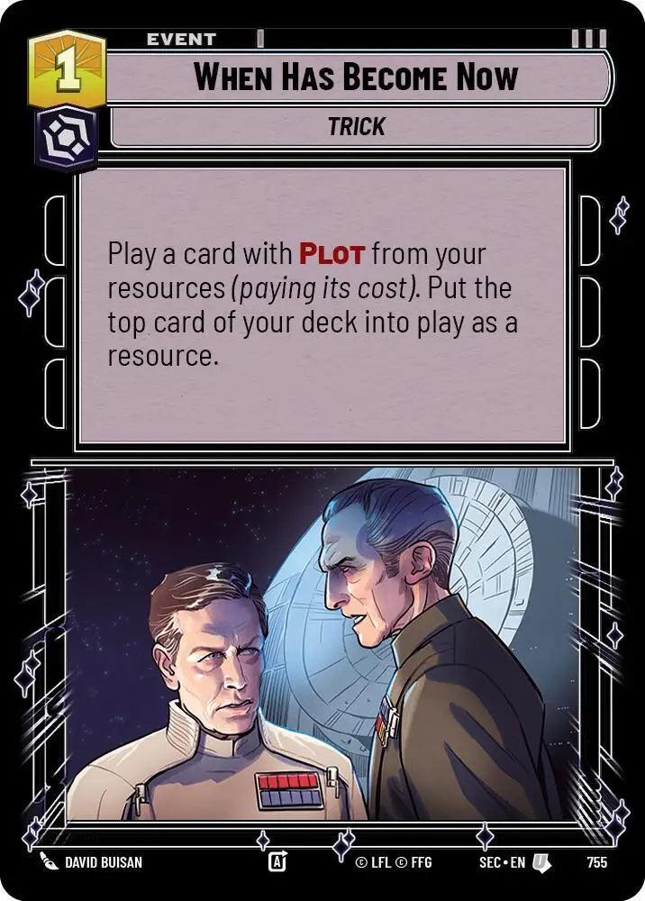 When Has Become Now (Foil) (755) [Secrets of Power]