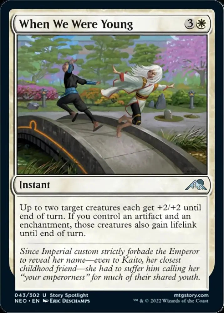 When We Were Young [Kamigawa: Neon Dynasty] - MTG Single