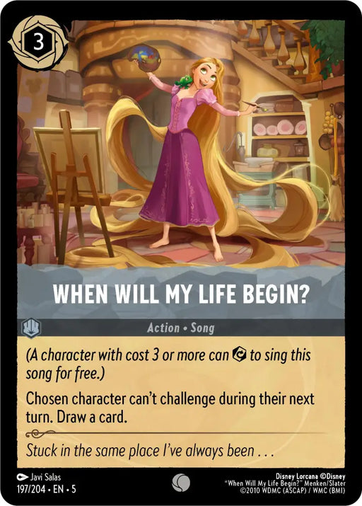 When Will My Life Begin? (197/204) [Shimmering Skies] - Lorcana Single