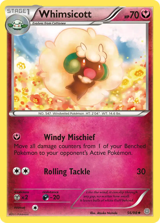 Whimsicott (56/98) [XY: Ancient Origins] - Pokemon Single