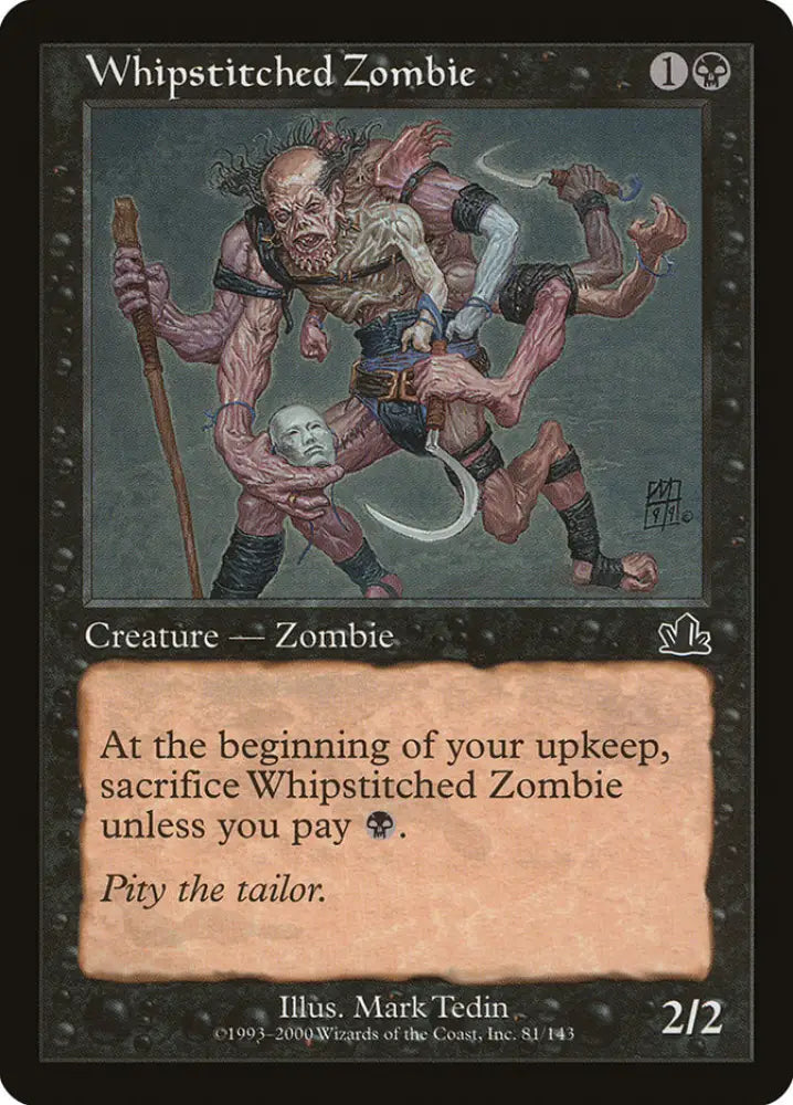 Whipstitched Zombie [Prophecy] - MTG Single
