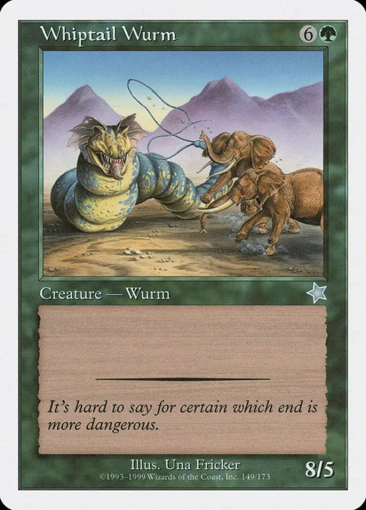 Whiptail Wurm [Starter 1999] - MTG Single