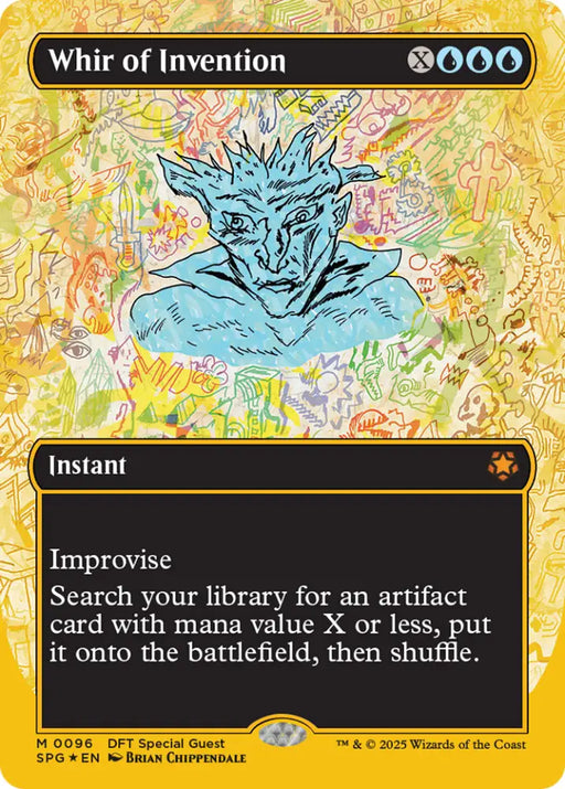 Whir of Invention (Borderless) (First-Place Foil) [Aetherdrift Special Guests] - MTG Single
