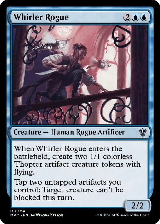 Whirler Rogue [Murders at Karlov Manor Commander] - MTG Single