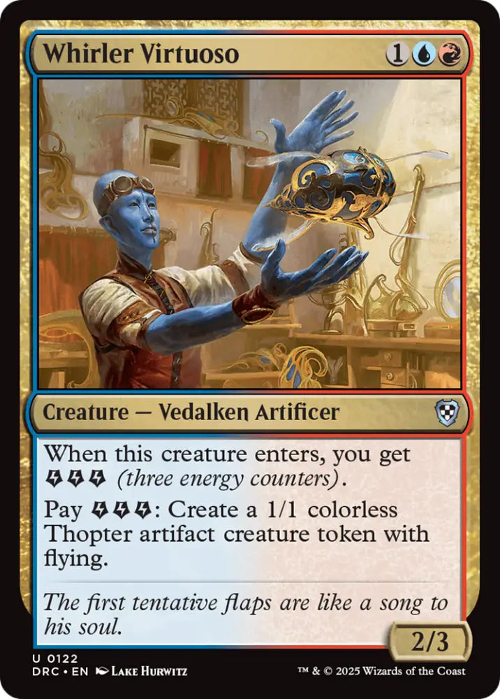 Whirler Virtuoso [Aetherdrift Commander] - MTG Single