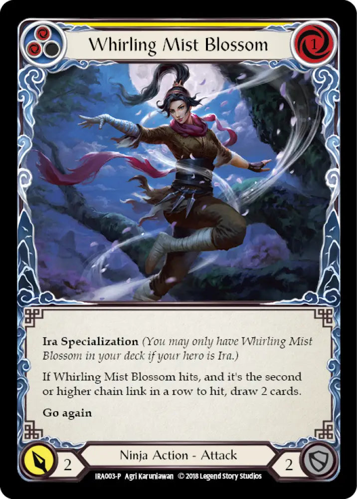 Whirling Mist Blossom [IRA003-P] (Ira Welcome Deck) 1st Edition Normal - Flesh And Blood Single