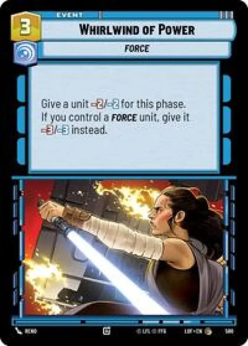 Whirlwind of Power (Foil) (580) [Legends of the Force]