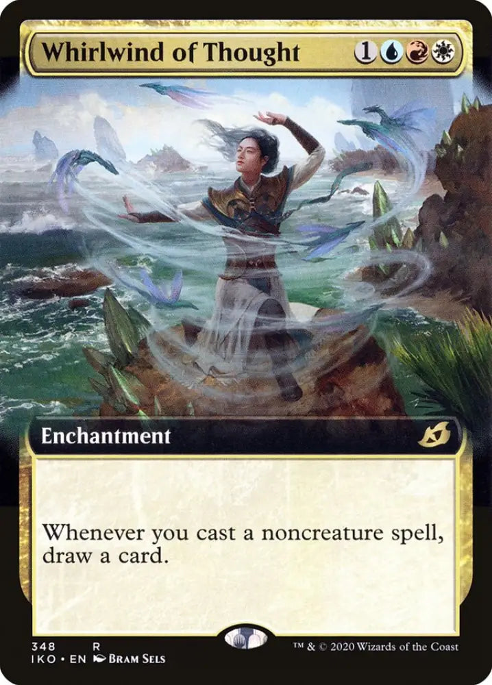 Whirlwind of Thought (Extended Art) [Ikoria: Lair of Behemoths] - MTG Single
