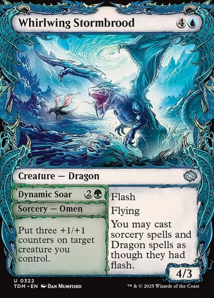 Whirlwing Stormbrood // Dynamic Soar (322) [Tarkir: Dragonstorm]