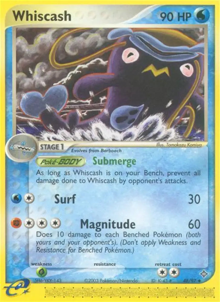 Whiscash (48/97) [EX: Dragon] - Pokemon Single