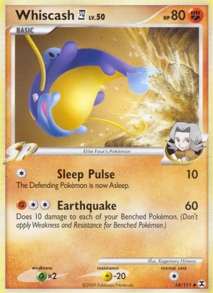 Whiscash (54/111) [Platinum: Rising Rivals] - Pokemon Single