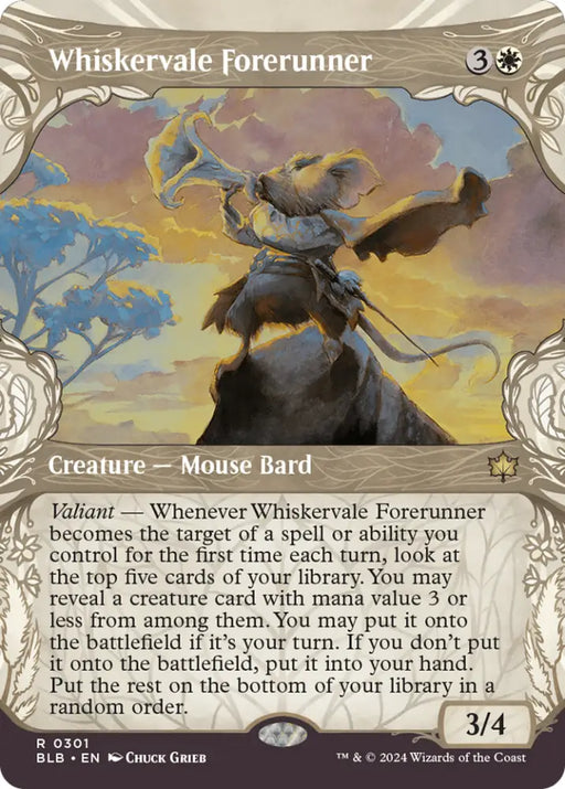 Whiskervale Forerunner (Showcase) [Bloomburrow] - MTG Single