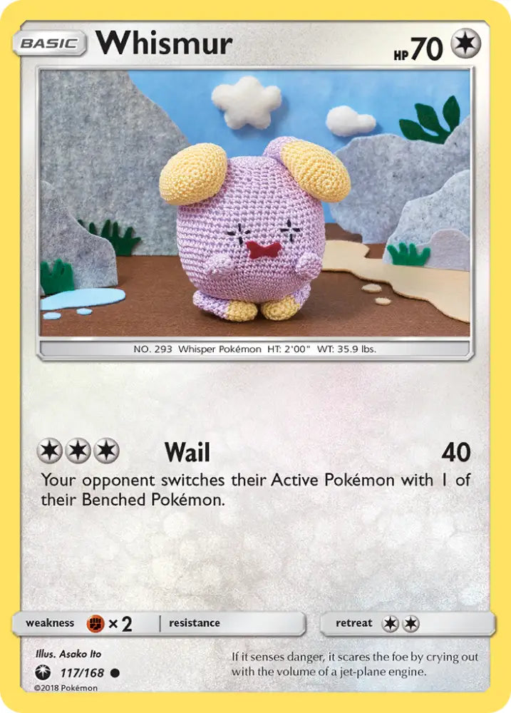 Whismur (117/168) [Sun & Moon: Celestial Storm] - Pokemon Single