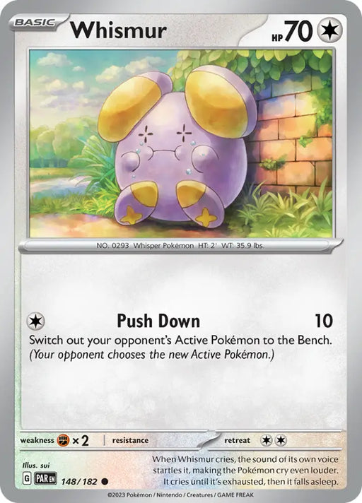 Whismur (148/182) [Scarlet & Violet: Paradox Rift] - Pokemon Single
