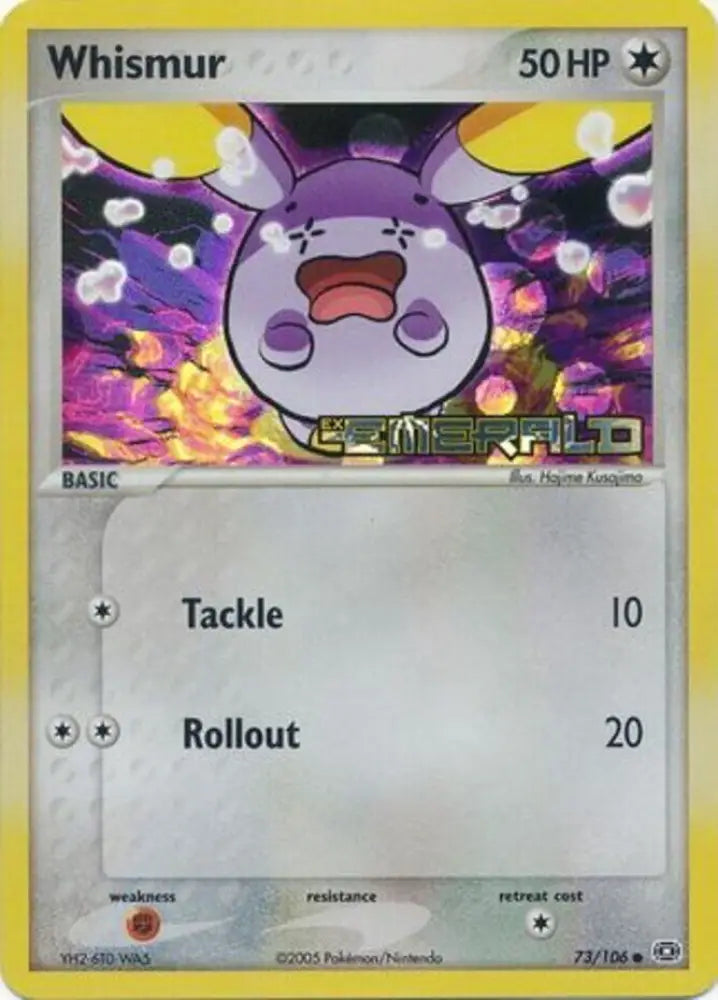 Whismur (73/106) (Stamped) [EX: Emerald] - Pokemon Single