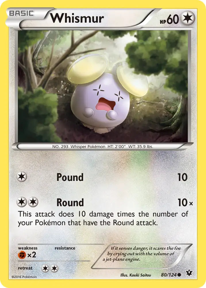 Whismur (80/124) [XY: Fates Collide] - Pokemon Single