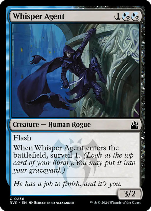 Whisper Agent [Ravnica Remastered] - MTG Single