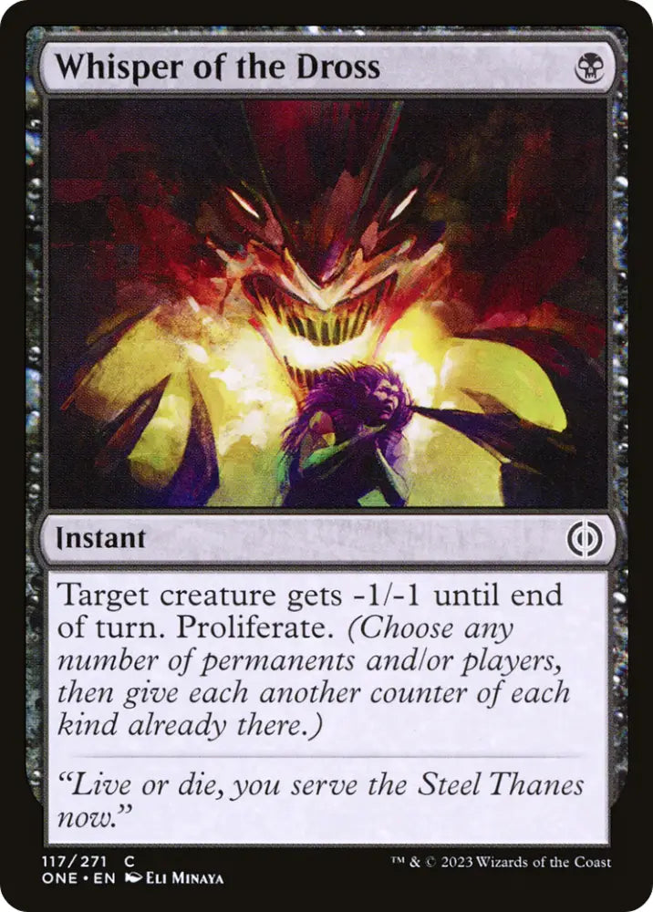 Whisper of the Dross [Phyrexia: All Will Be One] - MTG Single