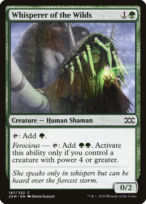 Whisperer of the Wilds [Double Masters] - MTG Single