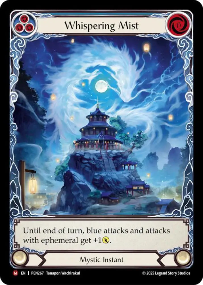 Whispering Mist (Blue) (Extended Art) (PEN267) [Compendium of Rathe]