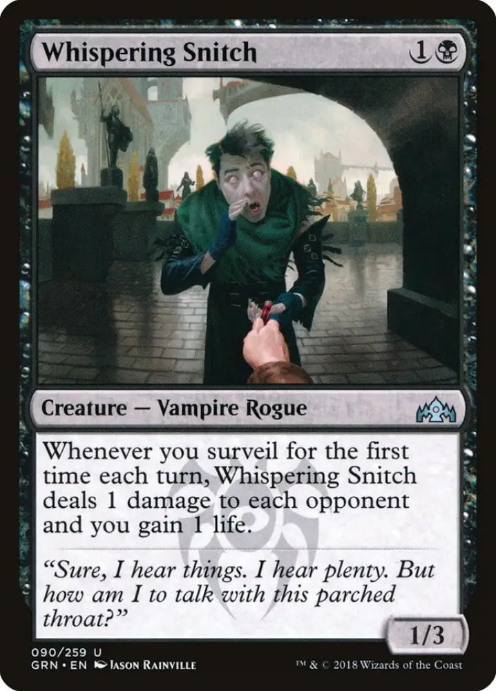 Whispering Snitch [Guilds of Ravnica] - MTG Single