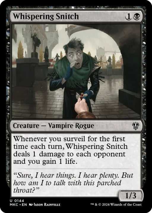 Whispering Snitch [Murders at Karlov Manor Commander] - MTG Single