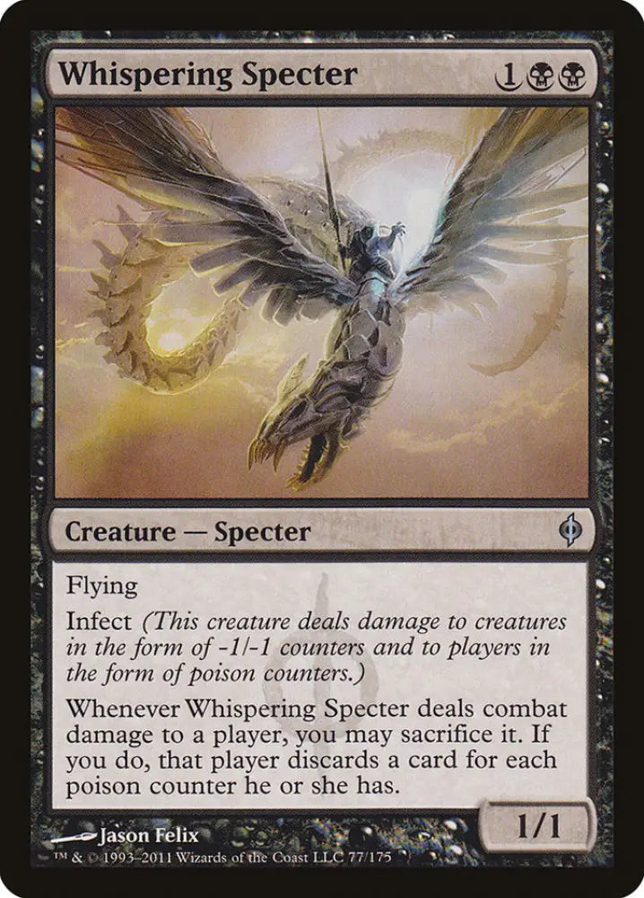 Whispering Specter [New Phyrexia] - MTG Single