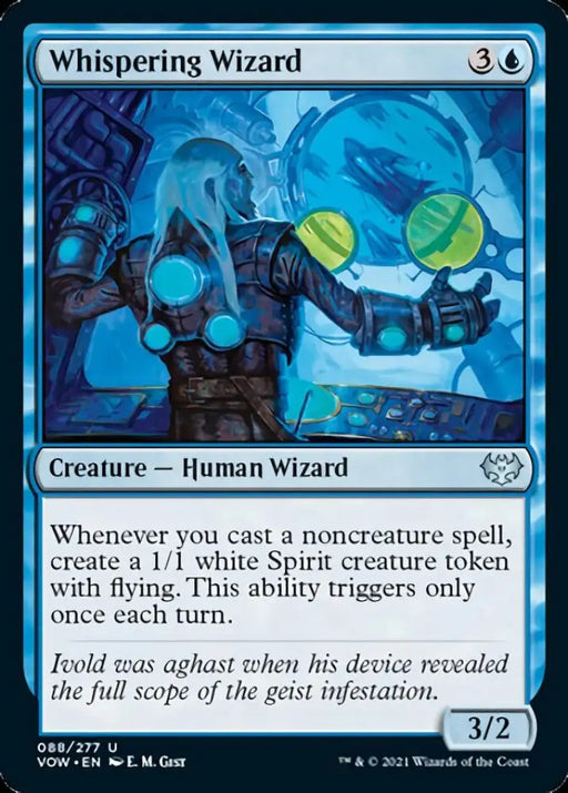 Whispering Wizard [Innistrad: Crimson Vow] - MTG Single