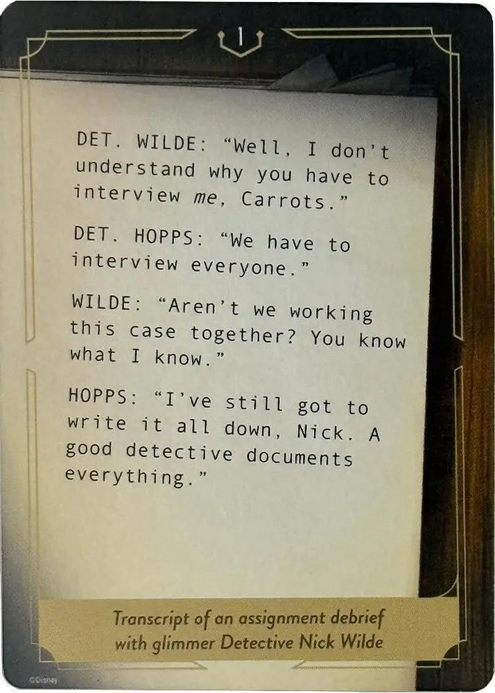 Whispers in the Well Case File Cards (1 of 18) [Whispers in the Well]