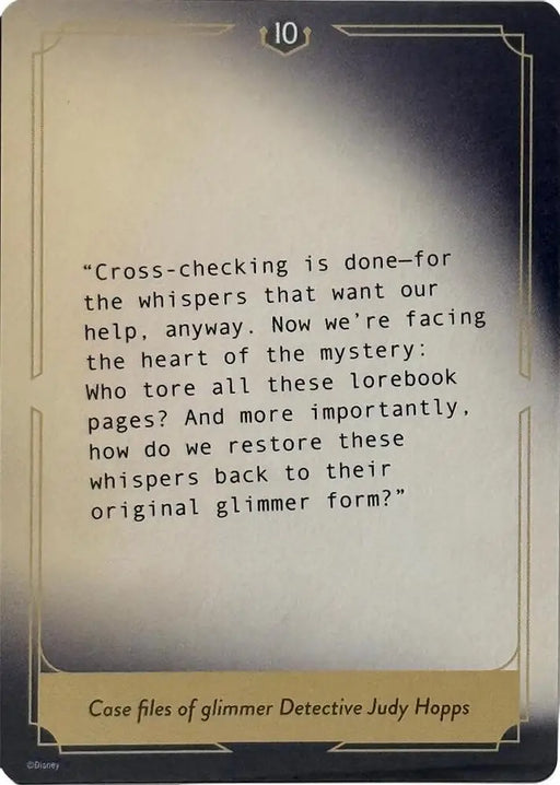 Whispers in the Well Case File Cards (10 of 18) [Whispers in the Well]