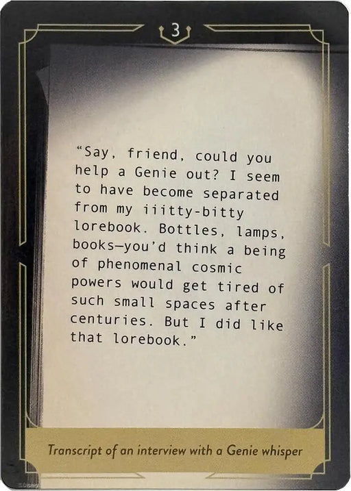 Whispers in the Well Case File Cards (3 of 18) [Whispers in the Well]