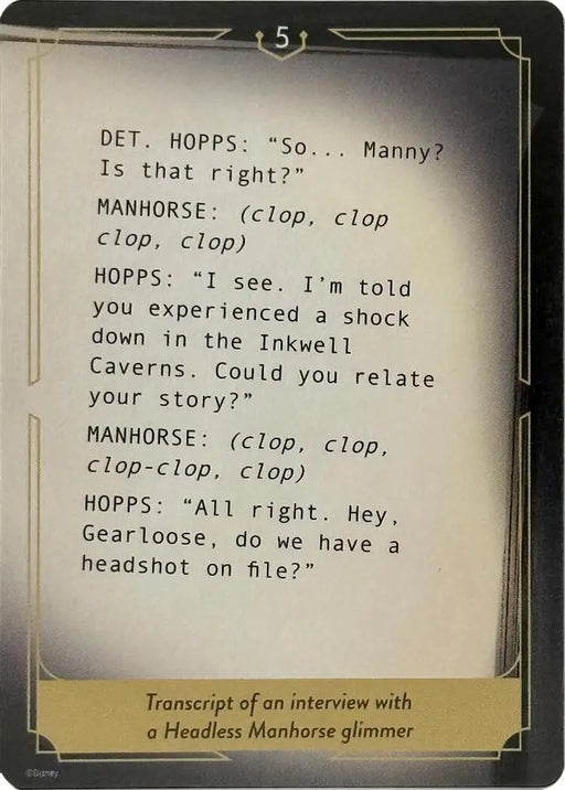 Whispers in the Well Case File Cards (5 of 18) [Whispers in the Well]
