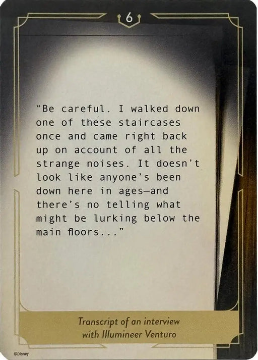 Whispers in the Well Case File Cards (6 of 18) [Whispers in the Well]