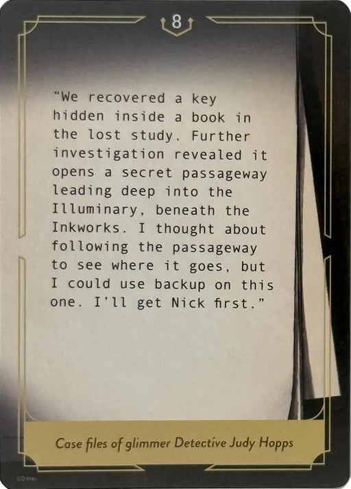 Whispers in the Well Case File Cards (8 of 18) [Whispers in the Well]