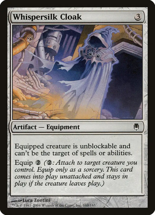 Whispersilk Cloak [Darksteel] - MTG Single