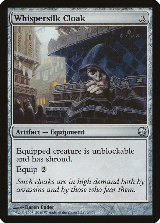 Whispersilk Cloak [Duel Decks: Phyrexia vs. the Coalition] - MTG Single