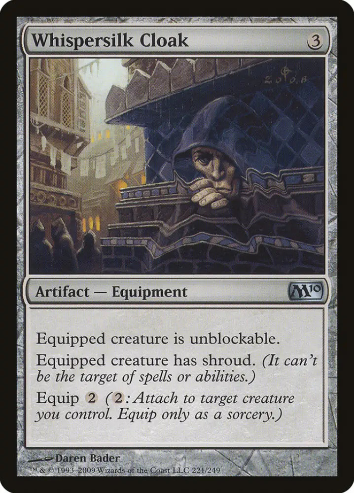 Whispersilk Cloak [Magic 2010] - MTG Single