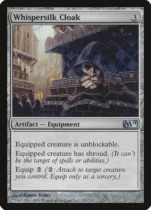 Whispersilk Cloak [Magic 2011] - MTG Single