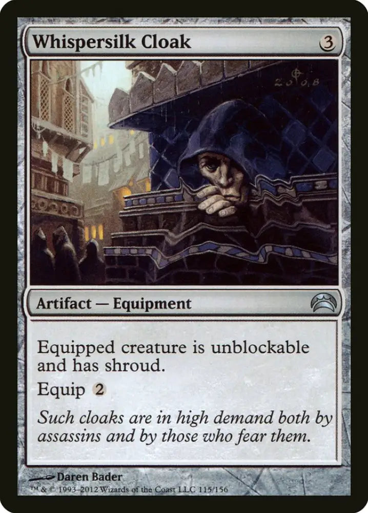 Whispersilk Cloak [Planechase 2012] - MTG Single