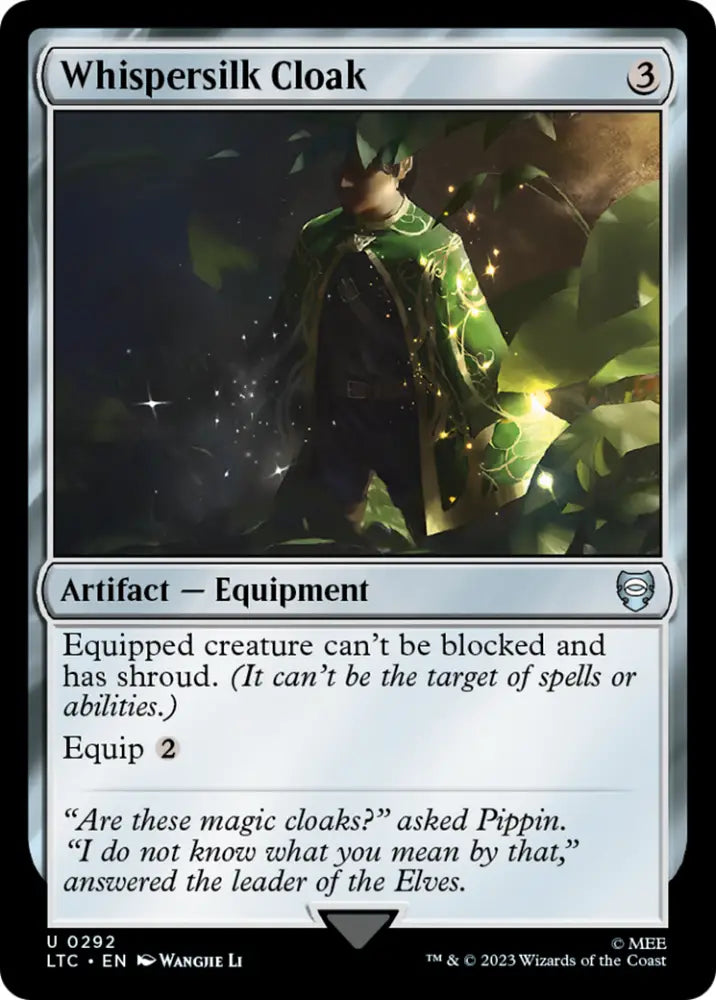 Whispersilk Cloak [The Lord of the Rings: Tales of Middle-Earth Commander] - MTG Single