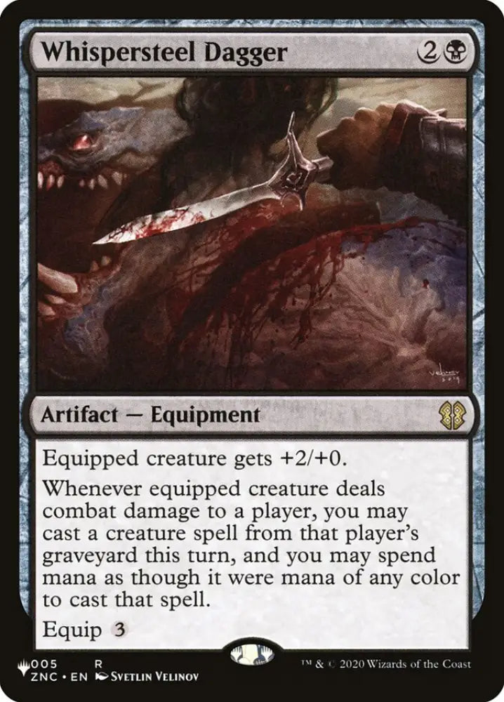 Whispersteel Dagger [The List] - MTG Single