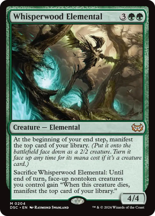 Whisperwood Elemental [Duskmourn: House of Horror Commander] - MTG Single
